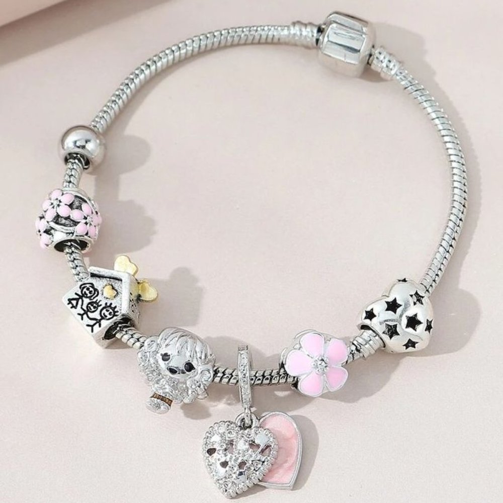 New Heart Charm Bracelet